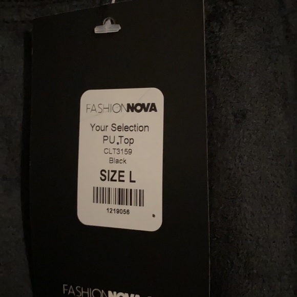 Fashion Nova PU Top - Picture 5 of 7